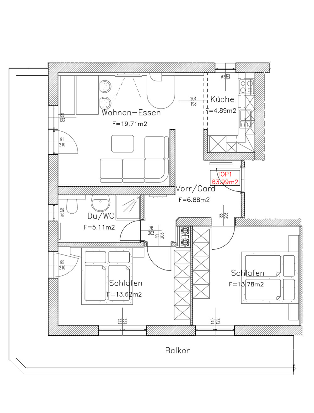 Bergkristall – Grundriss